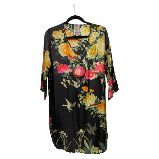 Top 3/4 Sleeve Designer By Johnny Was In Floral Print, Size: S