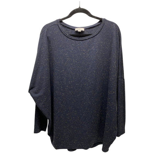 Top Long Sleeve By Loft In Navy, Size: M