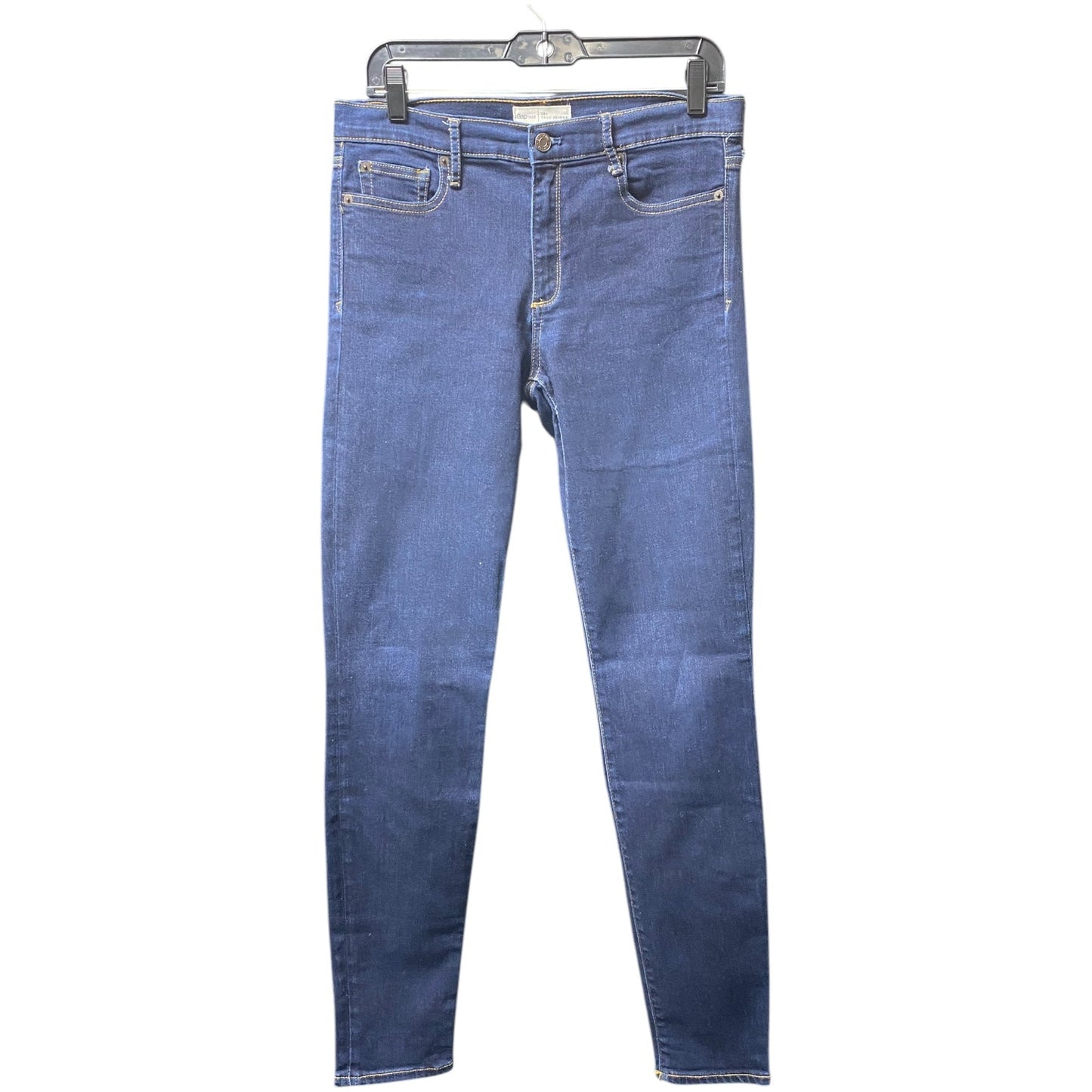 Jeans Skinny By Gap In Blue Denim, Size: 10