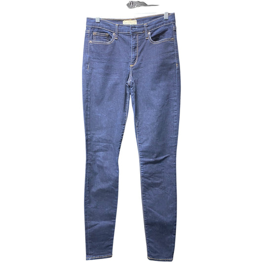 Jeans Skinny By Gap In Blue Denim, Size: 8