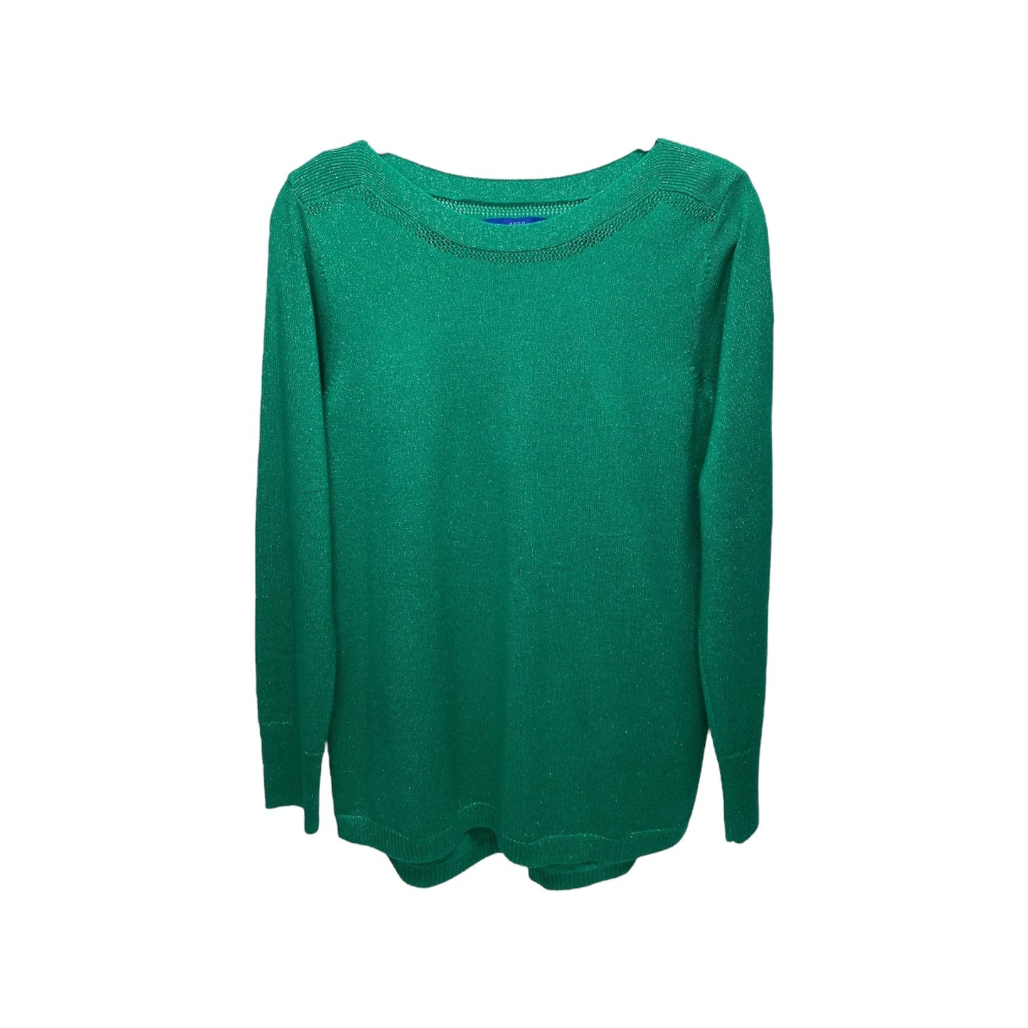 Top Long Sleeve By Apt 9 In Green, Size: M