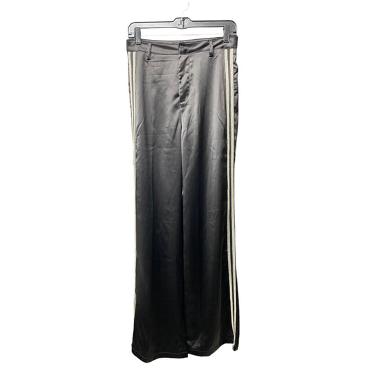 Pants Wide Leg By 7 For All Mankind In Black & Silver, Size: 4