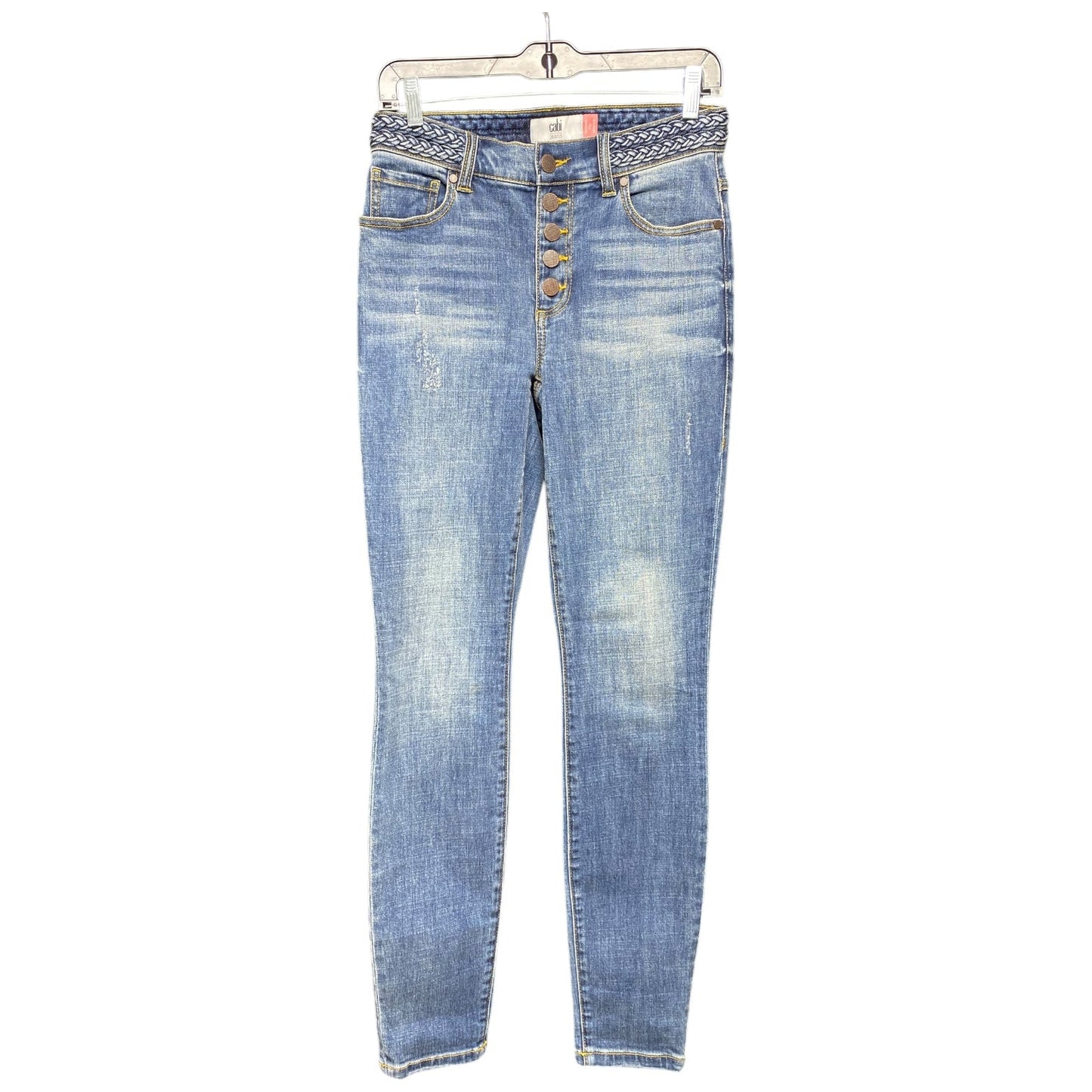 Jeans Skinny By Cabi In Blue Denim, Size: 2