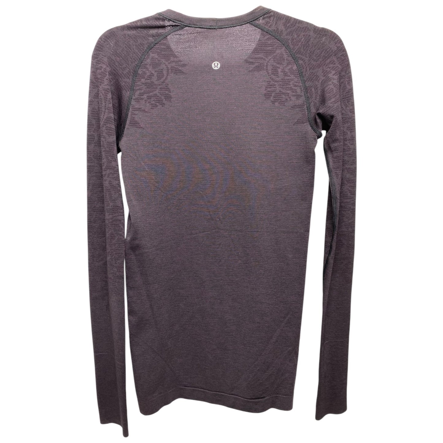 Athletic Top Long Sleeve Crewneck By Lululemon In Purple, Size: M