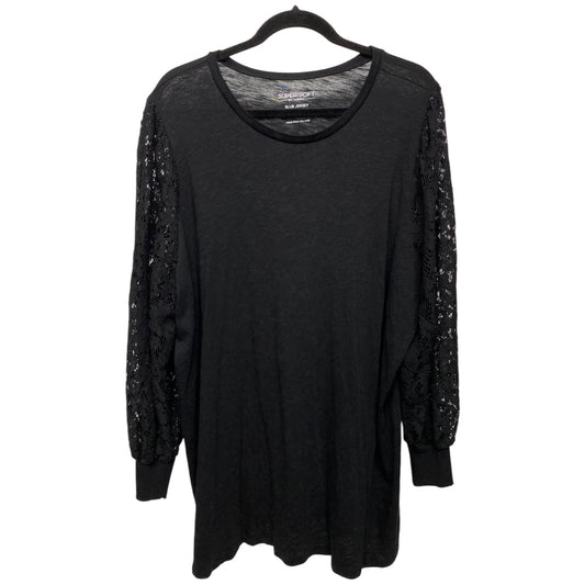 Top Long Sleeve By Torrid In Black, Size: 3x