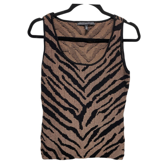 Top Sleeveless By White House Black Market In Animal Print, Size: S