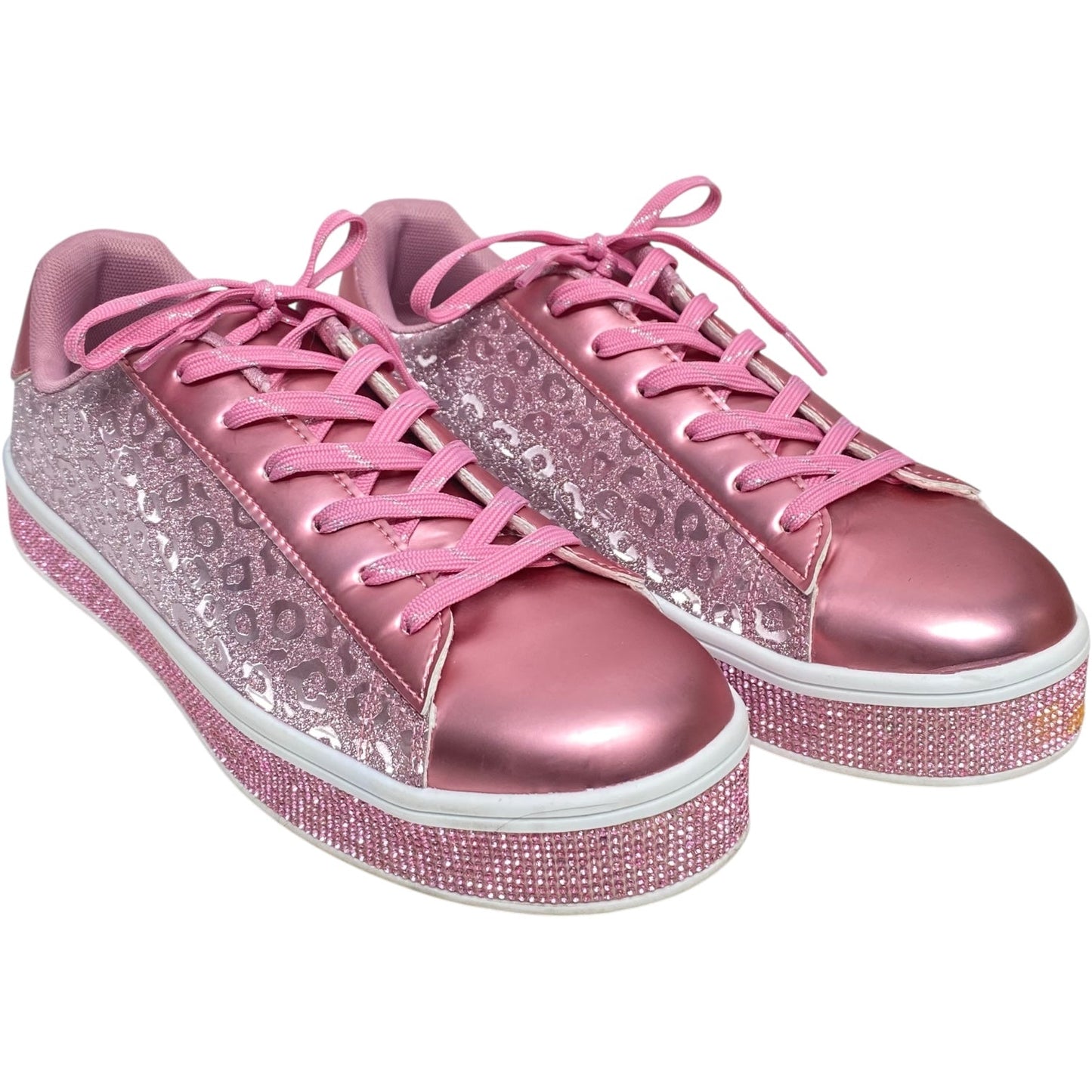 Shoes Sneakers By Clothes Mentor In Pink, Size: 10