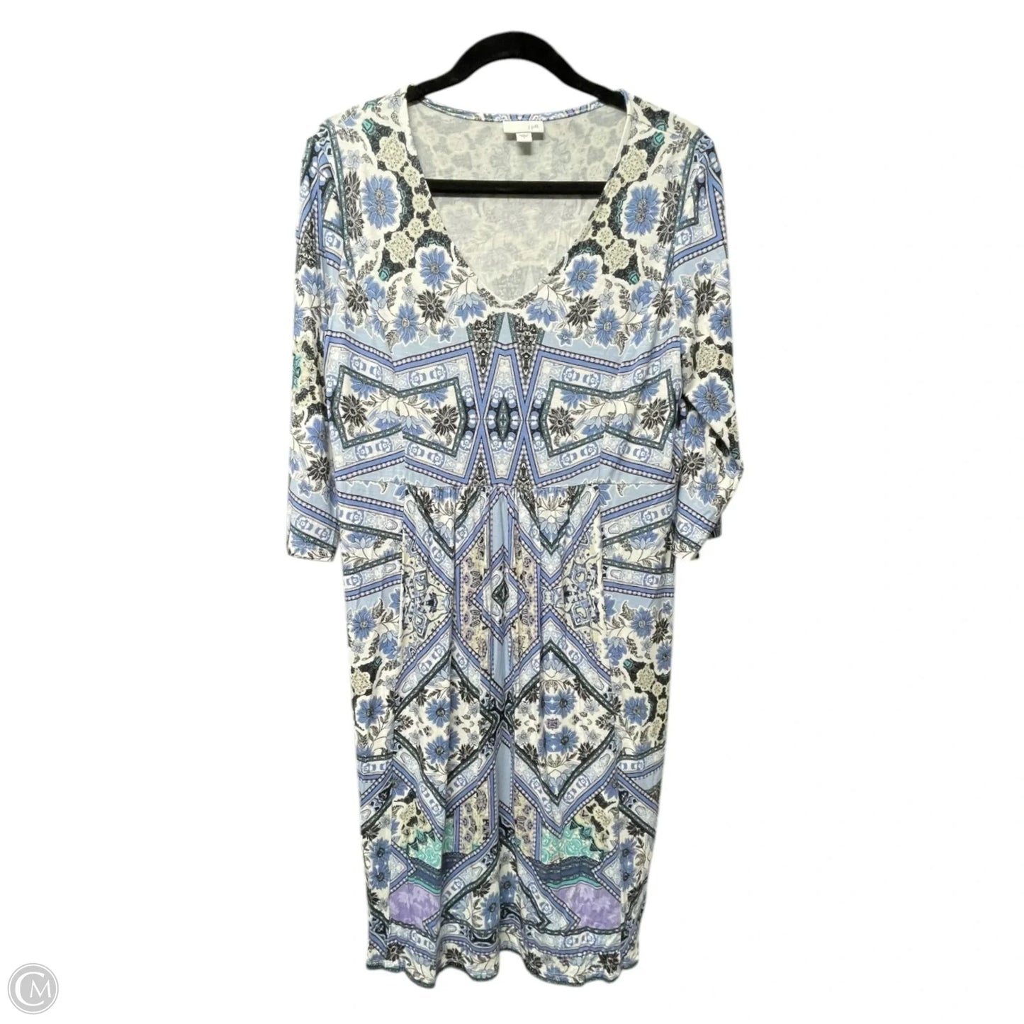 Dress Casual Short By J. Jill In Floral Print, Size: S