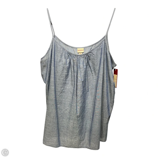 Top Cami By Merona In Blue Denim, Size: Xl