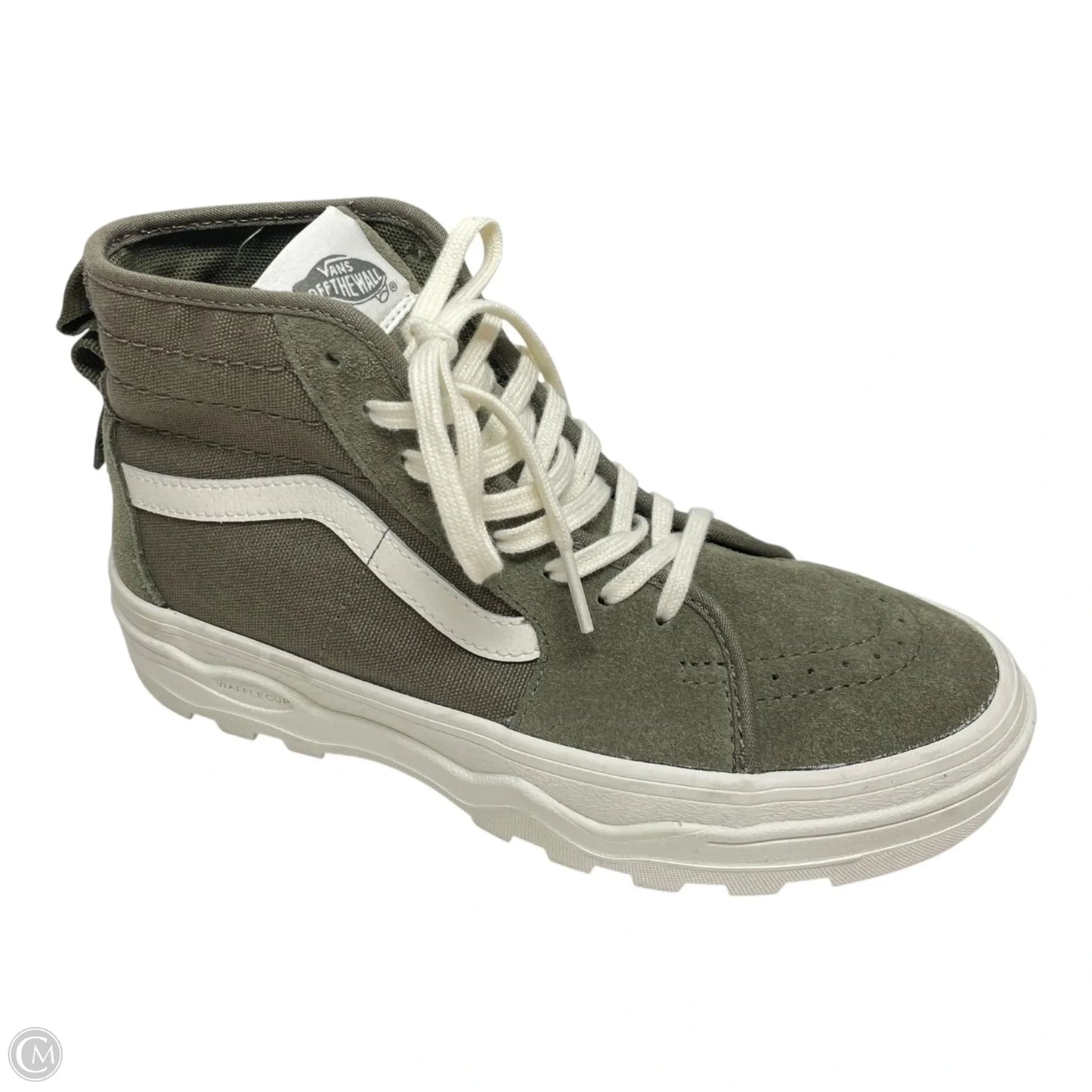 Shoes Sneakers Platform By Vans In Green, Size: 6.5