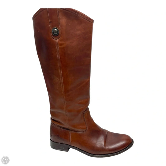 Boots Designer By Frye In Brown, Size: 7.5