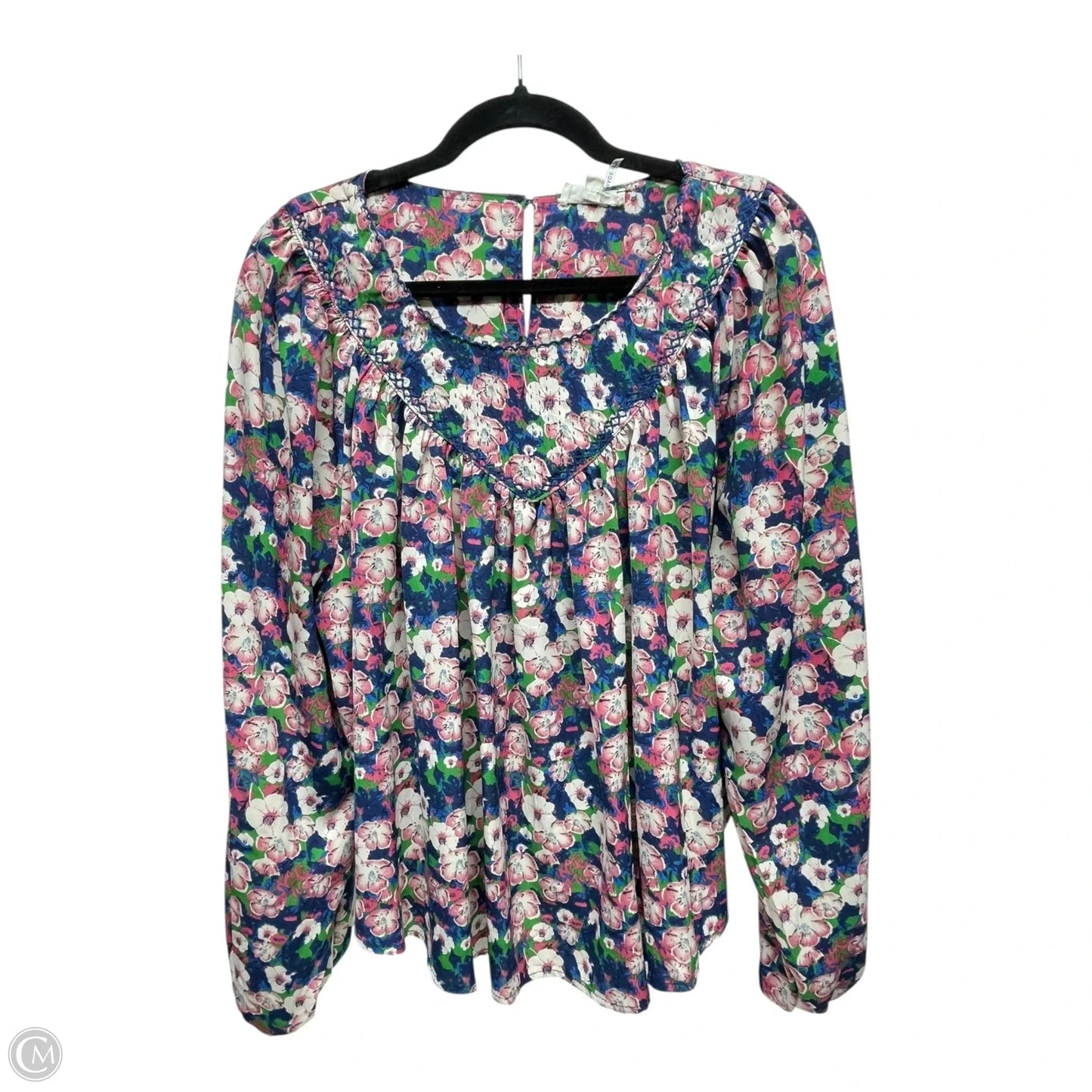 Top Long Sleeve By Entro In Floral Print, Size: S
