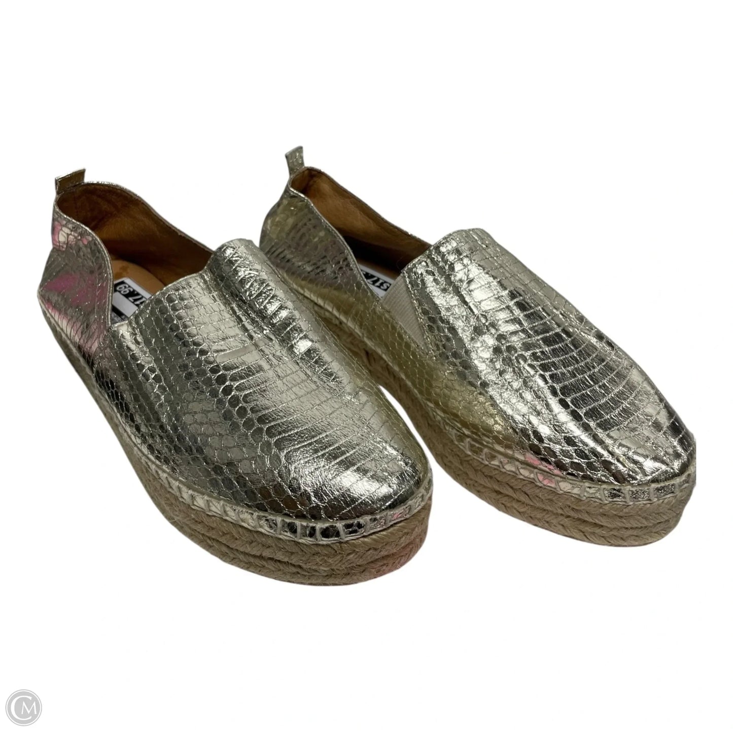 Shoes Flats By Steve Madden In Gold, Size: 7