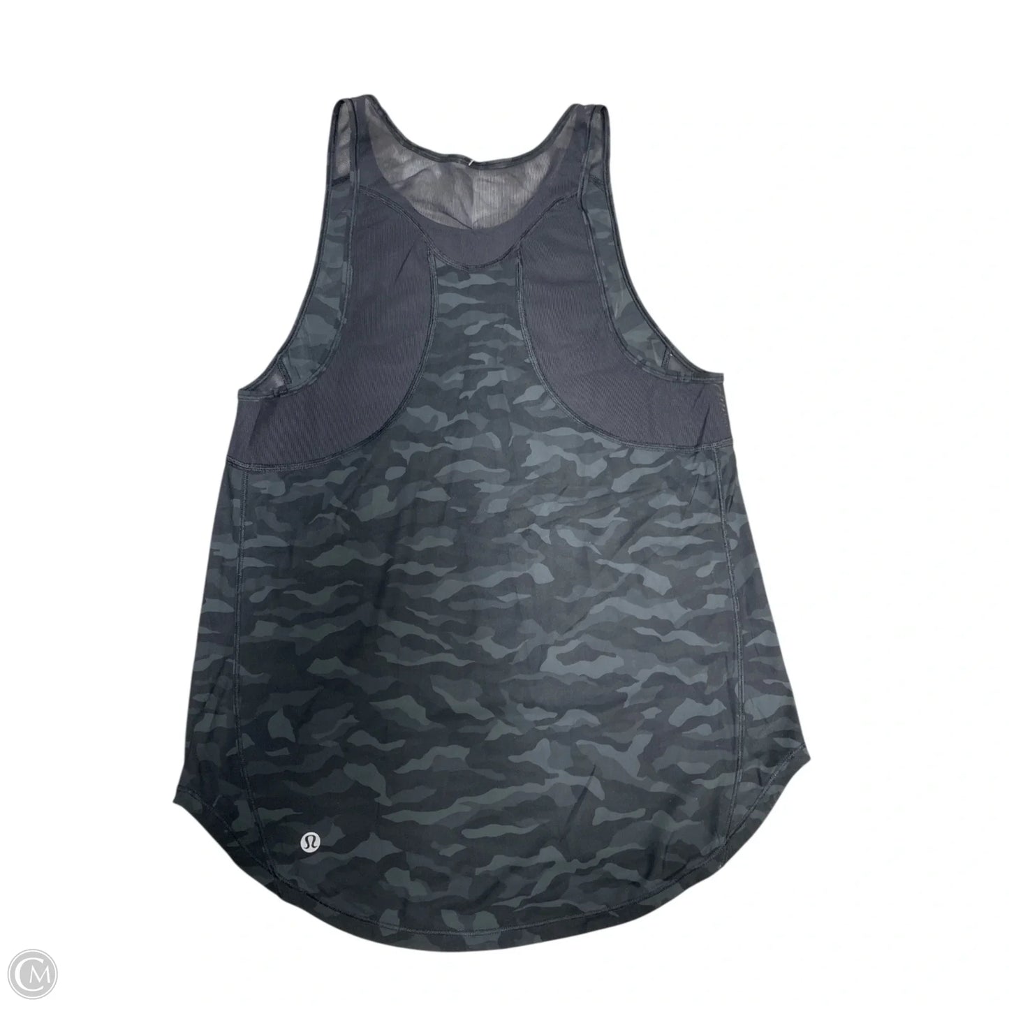 Athletic Tank Top By Lululemon In Black & Grey, Size: Xs