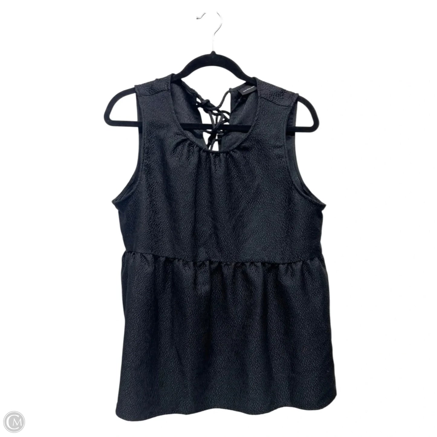 Top Sleeveless By Who What Wear In Black, Size: L