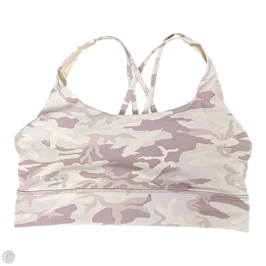 Athletic Bra By Lululemon In Mauve, Size: 14