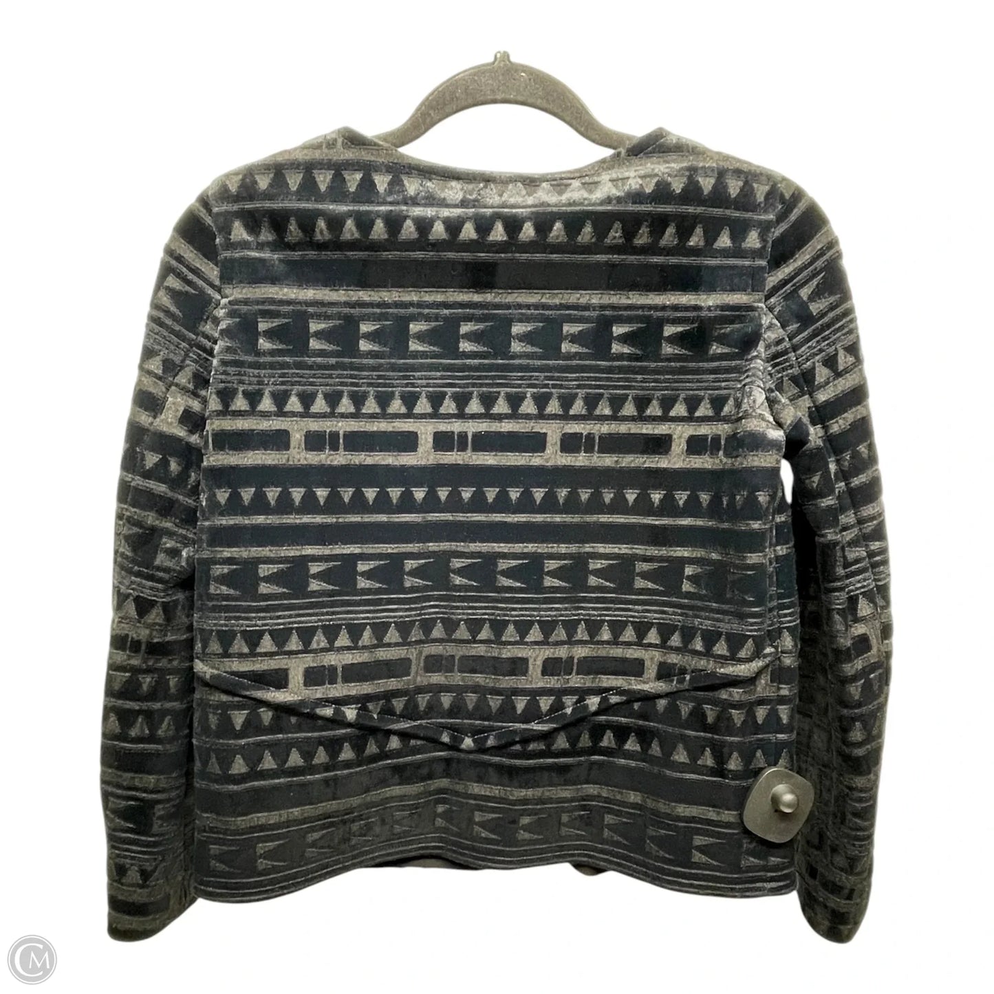 Blazer Luxury Designer By Giorgio Armani In Black, Size: Xs