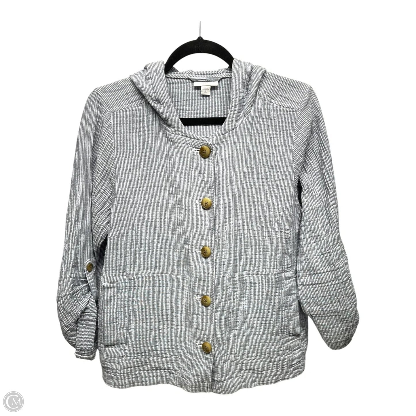 Jacket Other By J. Jill In Striped Pattern, Size: Mp