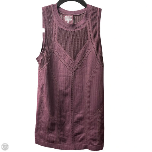 Athletic Tank Top By Athleta In Maroon, Size: Xs