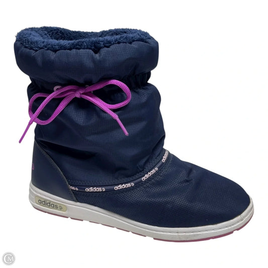 Boots Snow By Adidas In Navy, Size: 8.5