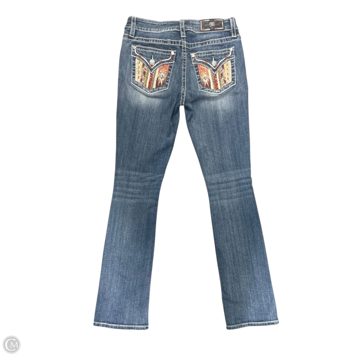 Jeans Boot Cut By Miss Me In Blue Denim, Size: 6