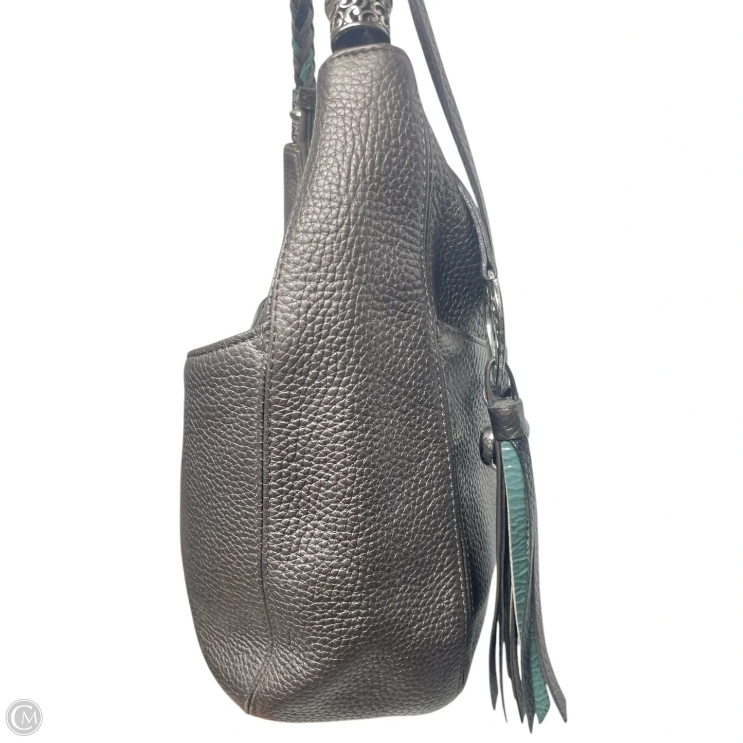 Handbag Leather By Brighton, Size: Medium