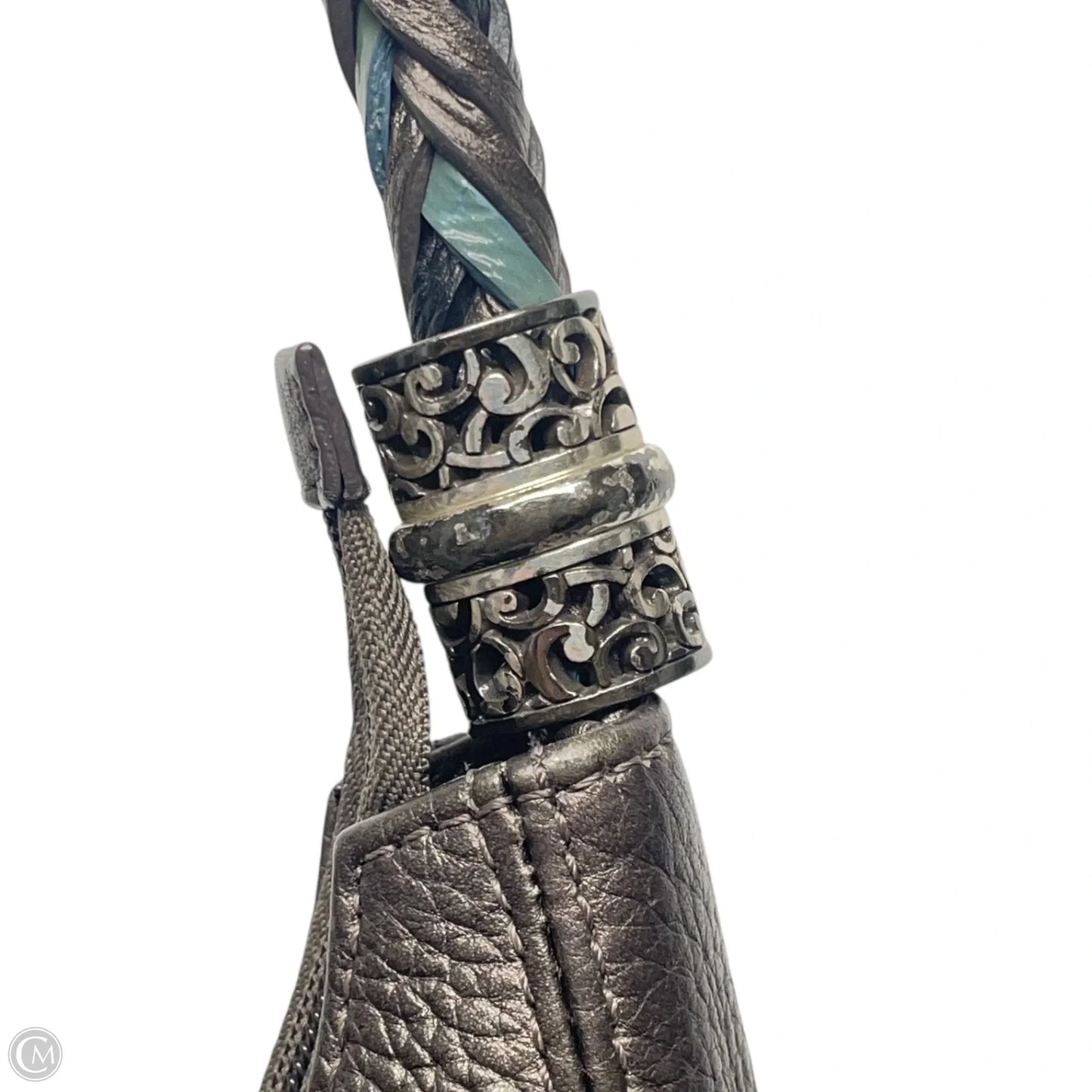 Handbag Leather By Brighton, Size: Medium