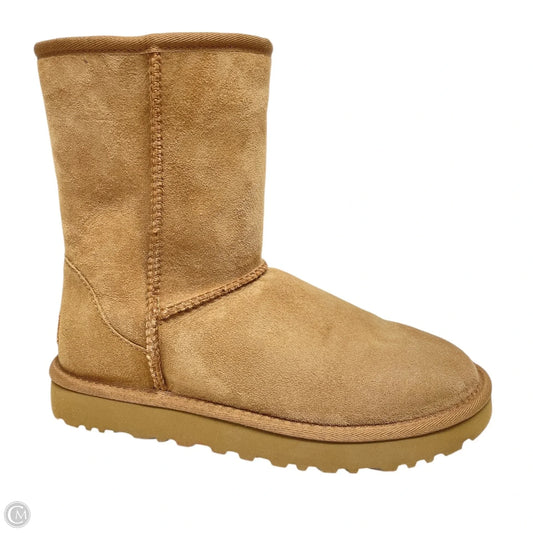 Boots Designer By Ugg In Brown, Size: 7