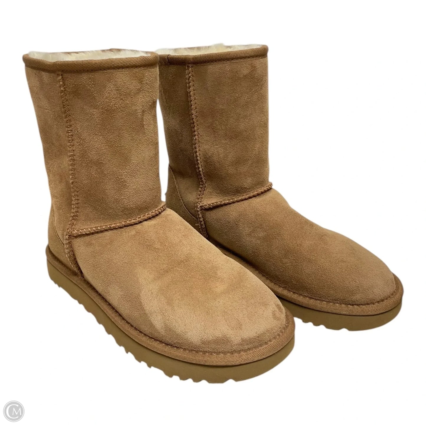 Boots Designer By Ugg In Brown, Size: 7