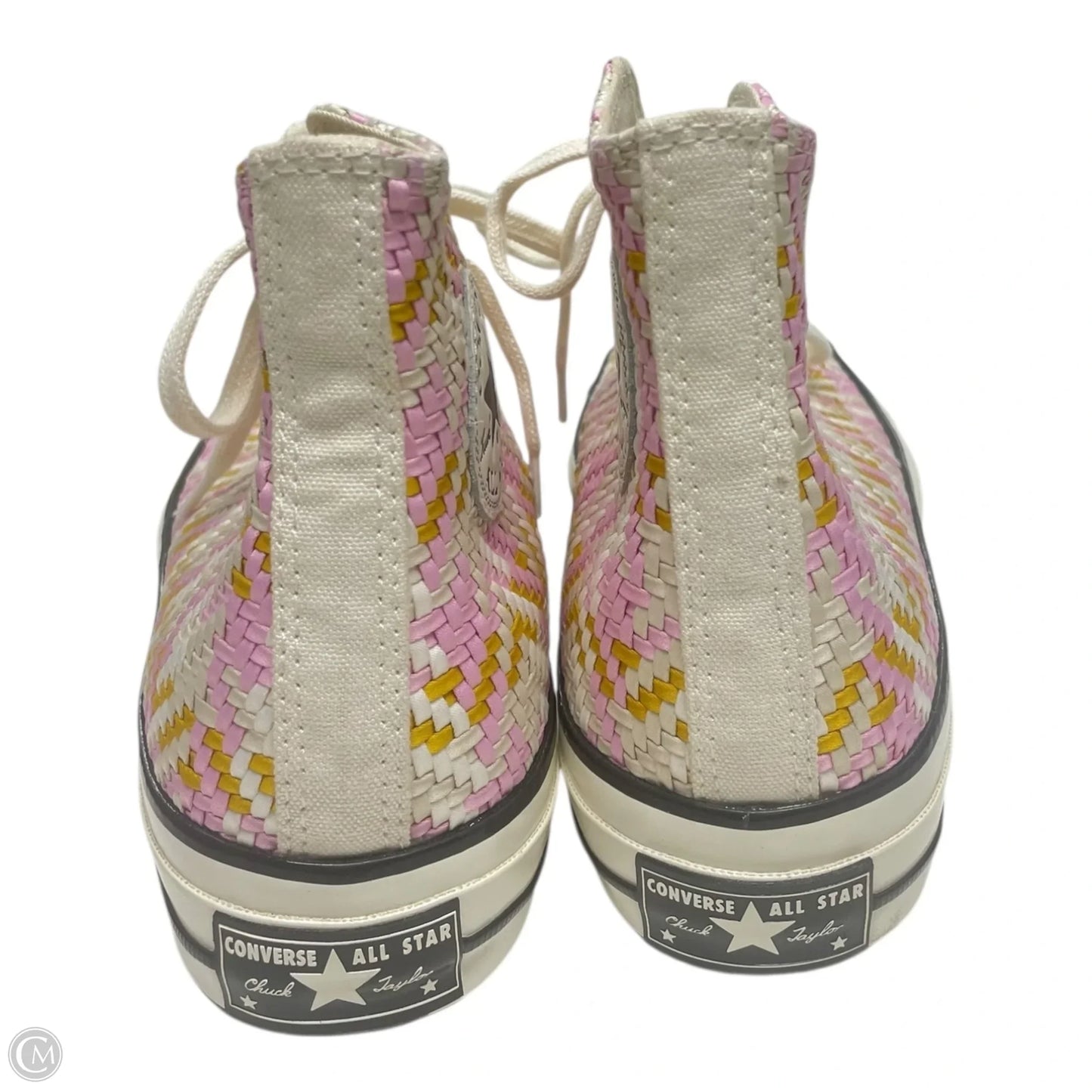 Shoes Sneakers By Converse In Orange & Pink, Size: 10