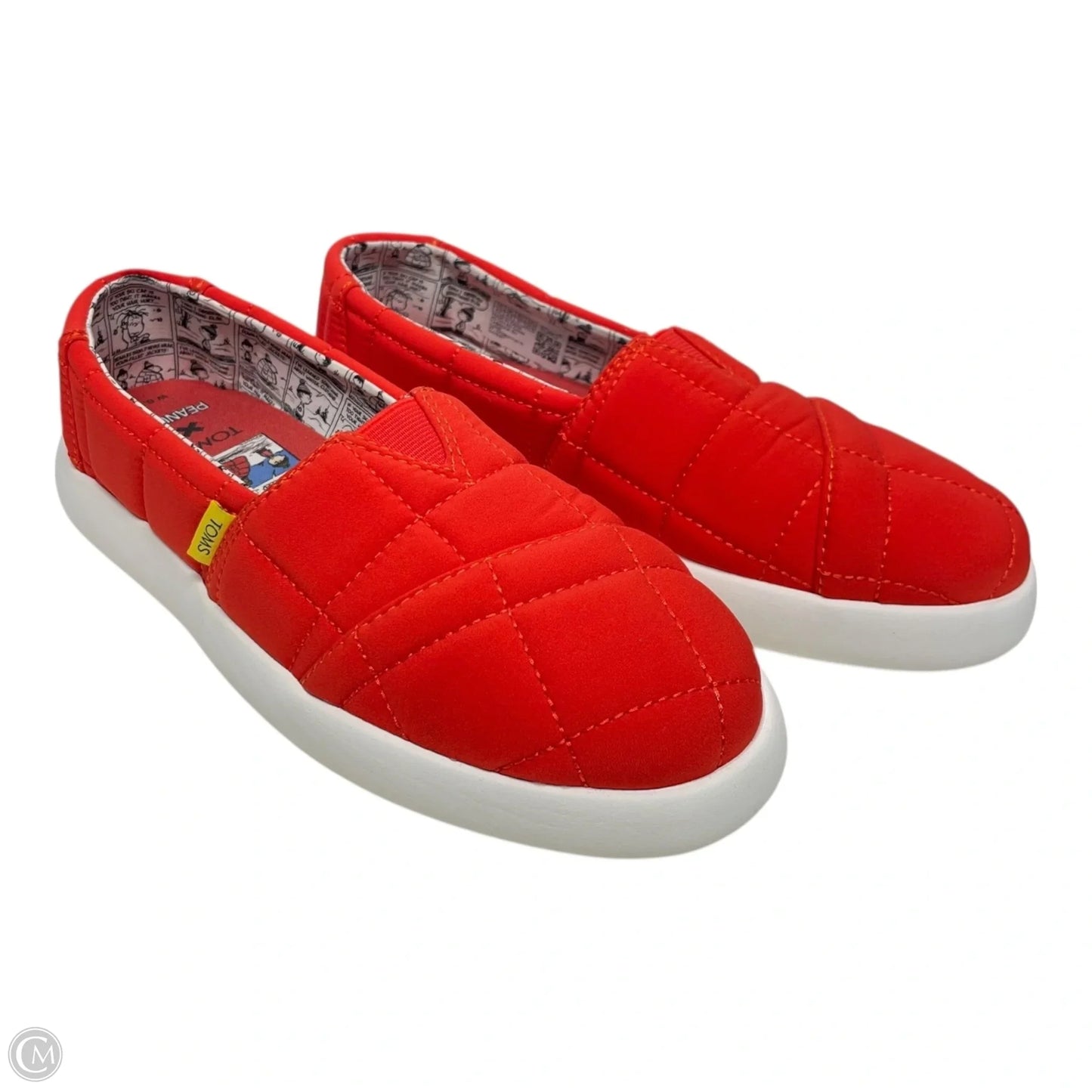 Shoes Flats By Toms In Red, Size: 6.5