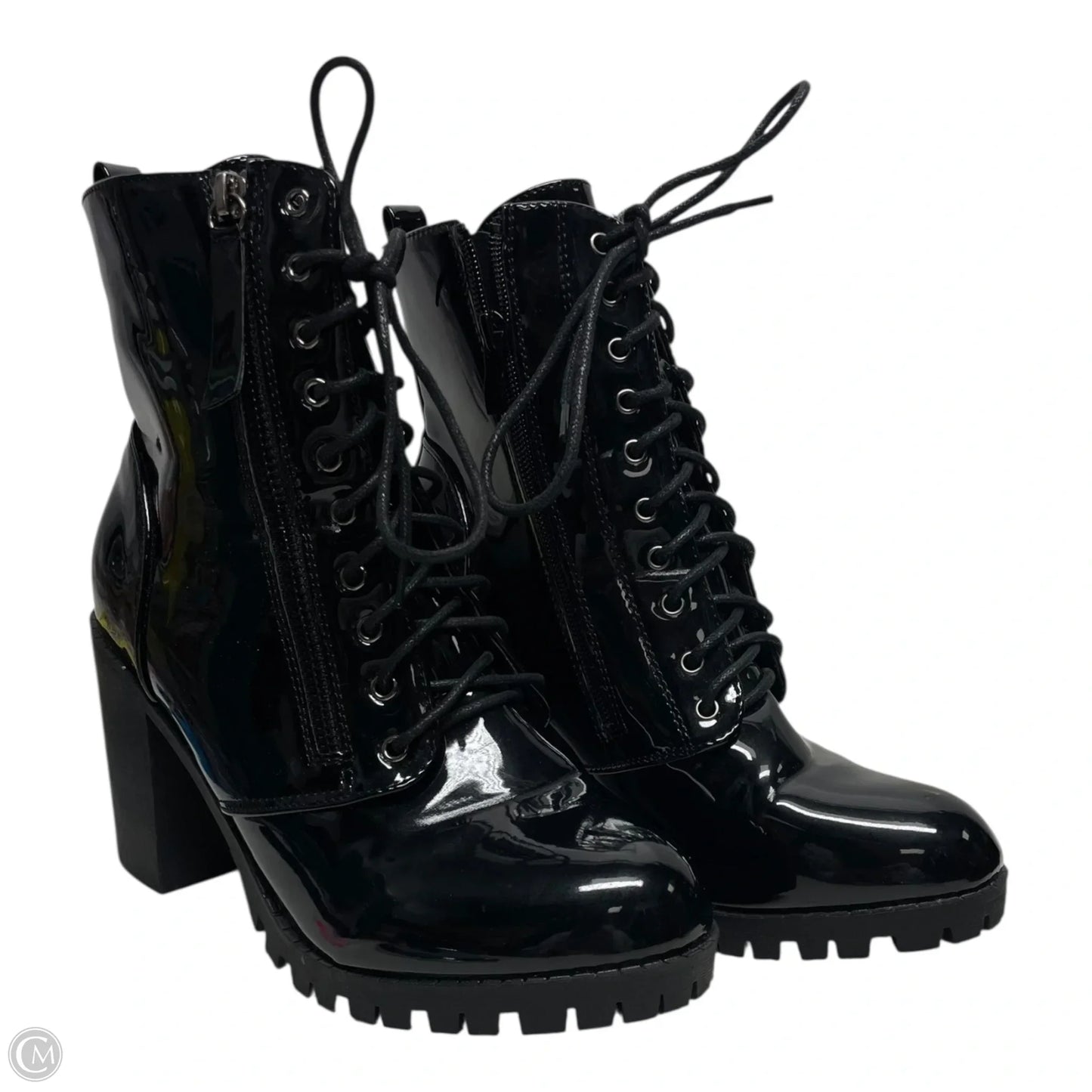 Boots Combat By Fashion Nova In Black, Size: 8.5