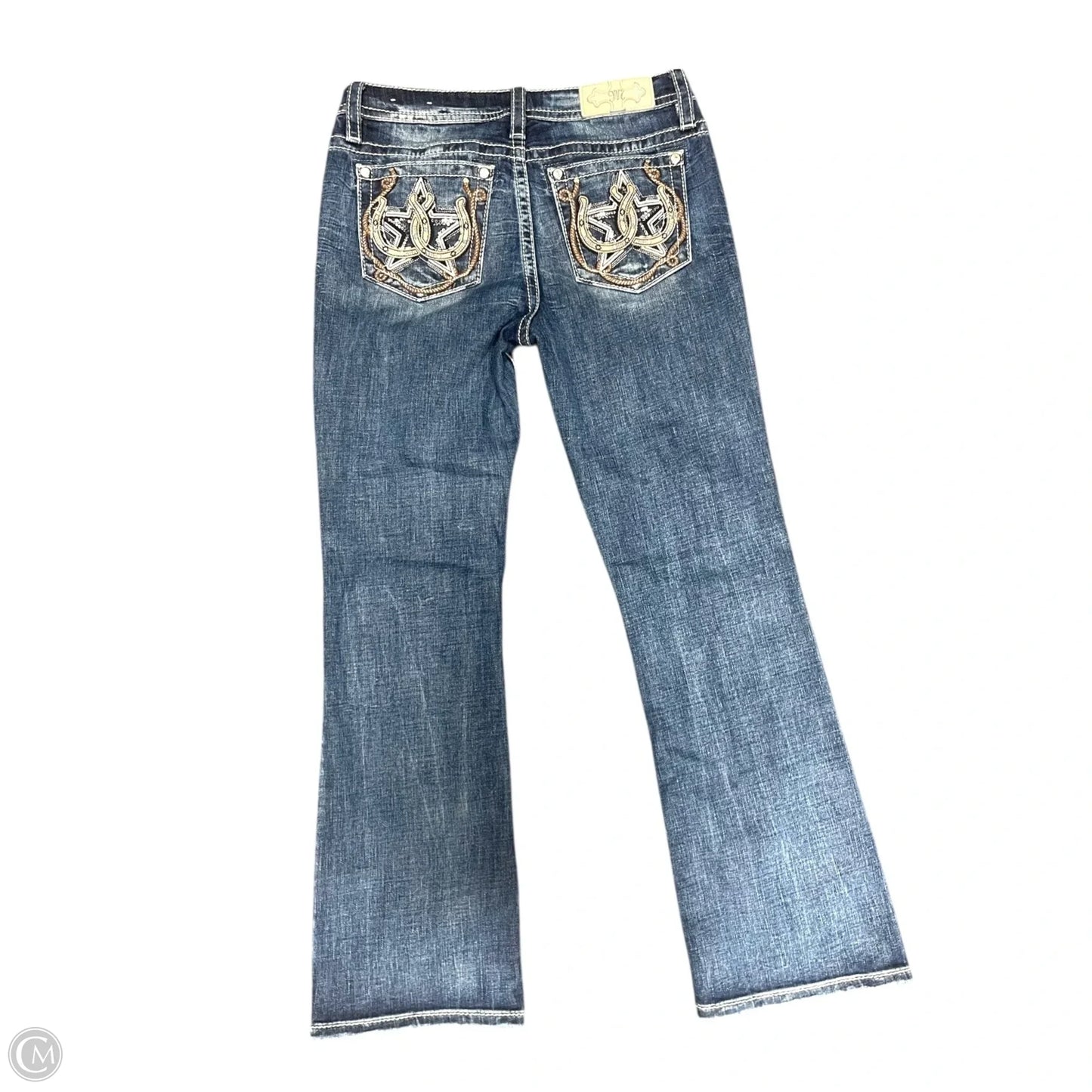 Jeans Boot Cut By Miss Me In Blue Denim, Size: 8