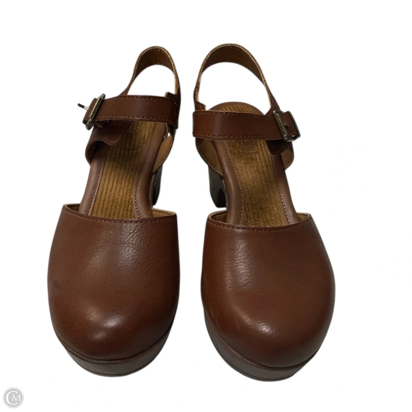 Shoes Heels Block By Boc In Brown, Size: 6