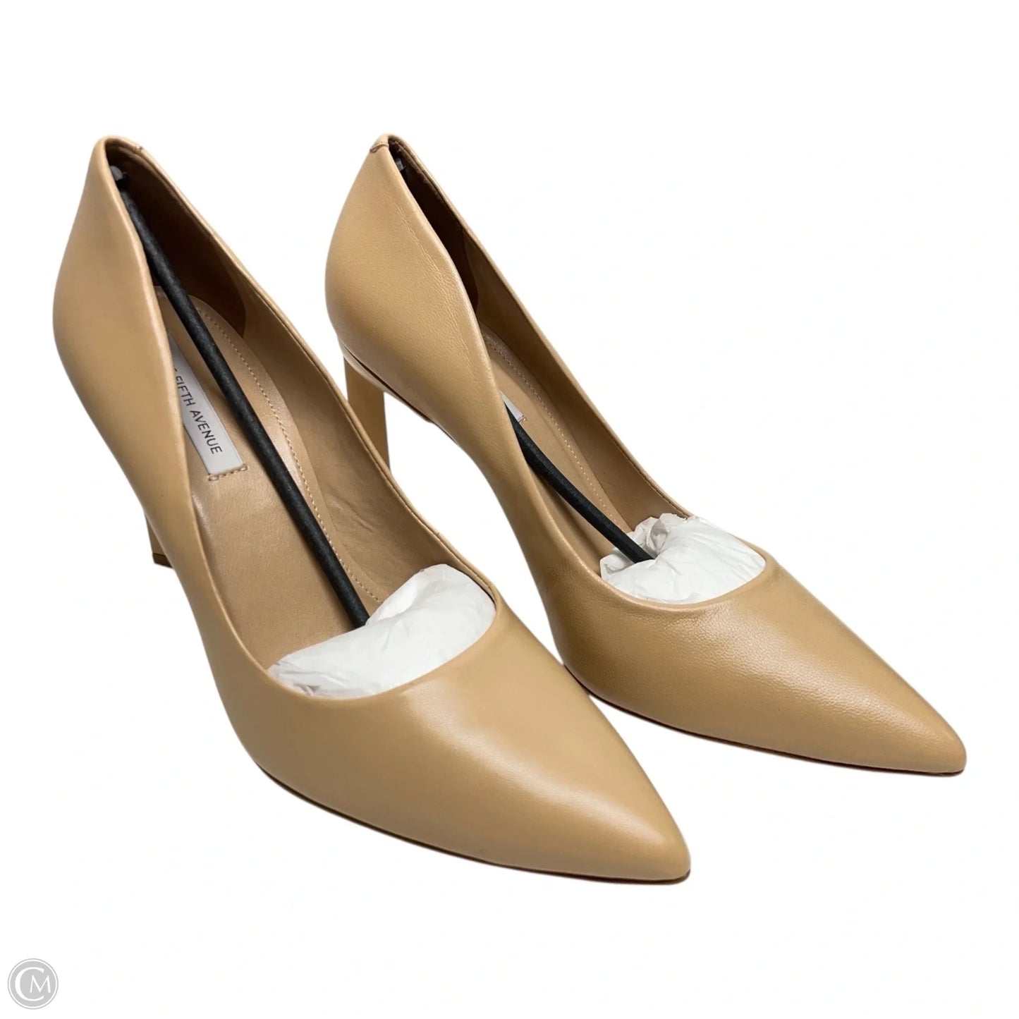 Shoes Heels Stiletto By Saks Fifth Avenue In Tan, Size: 9