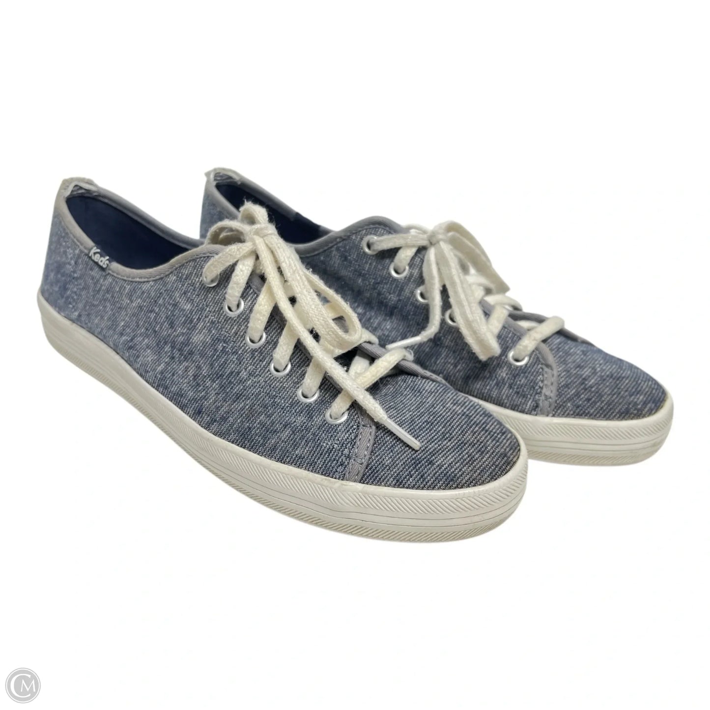 Shoes Sneakers By Keds In Blue & White, Size: 8.5