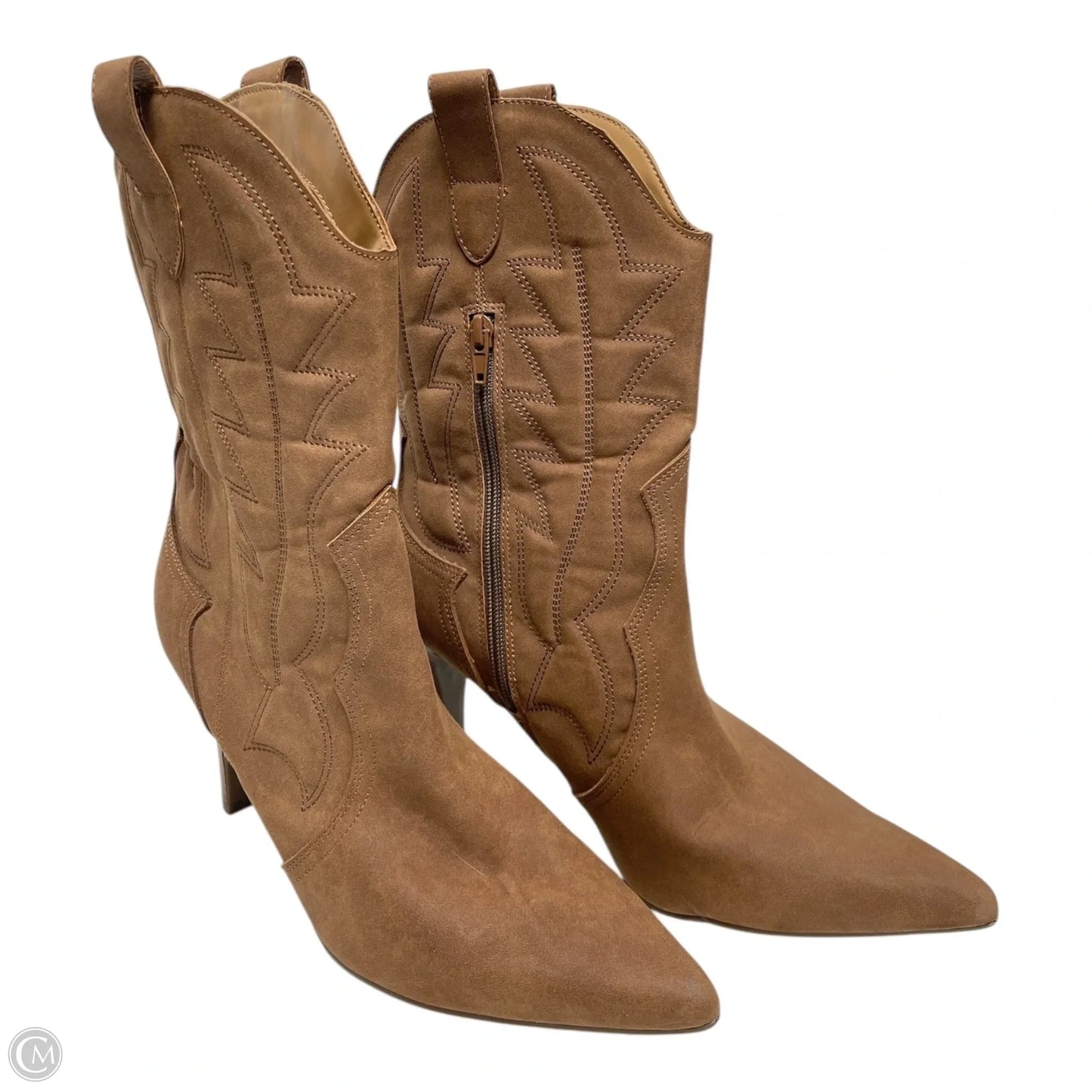 Boots Western By Indigo Rd In Brown, Size: 11