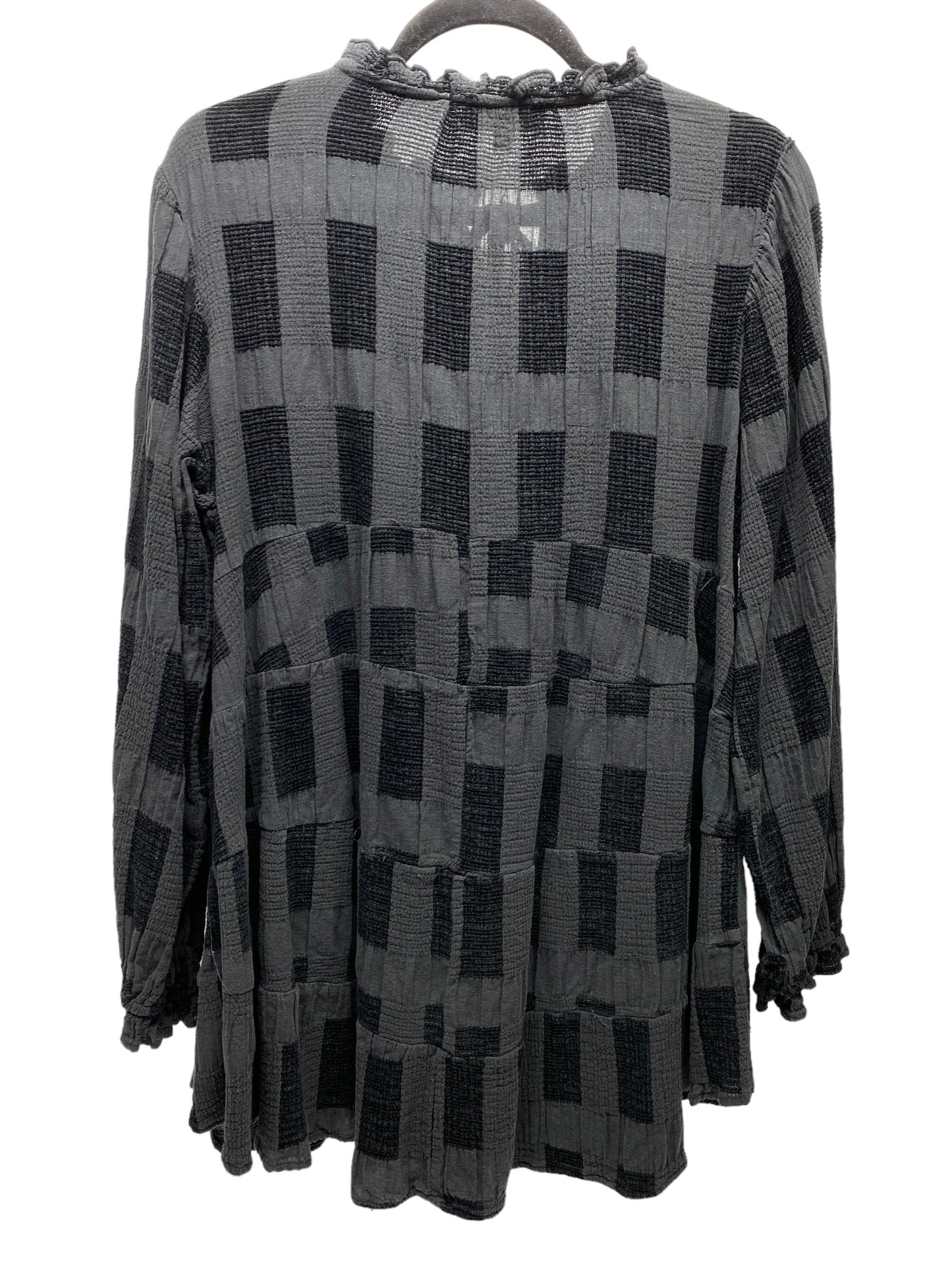 Tunic Long Sleeve By Umgee In Black, Size: 1x