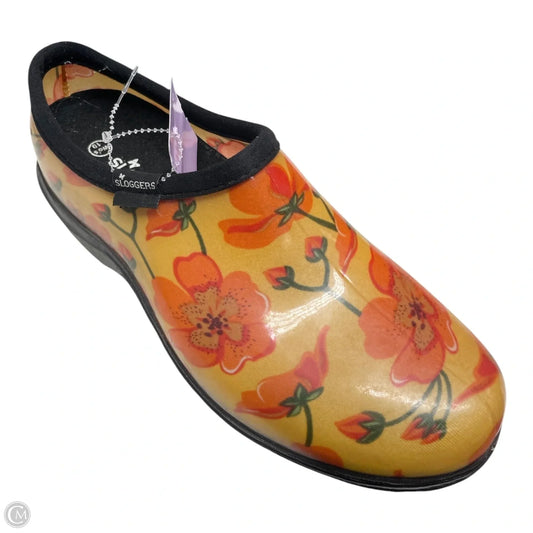 Shoes Flats By Clothes Mentor In Orange & Yellow, Size: 10