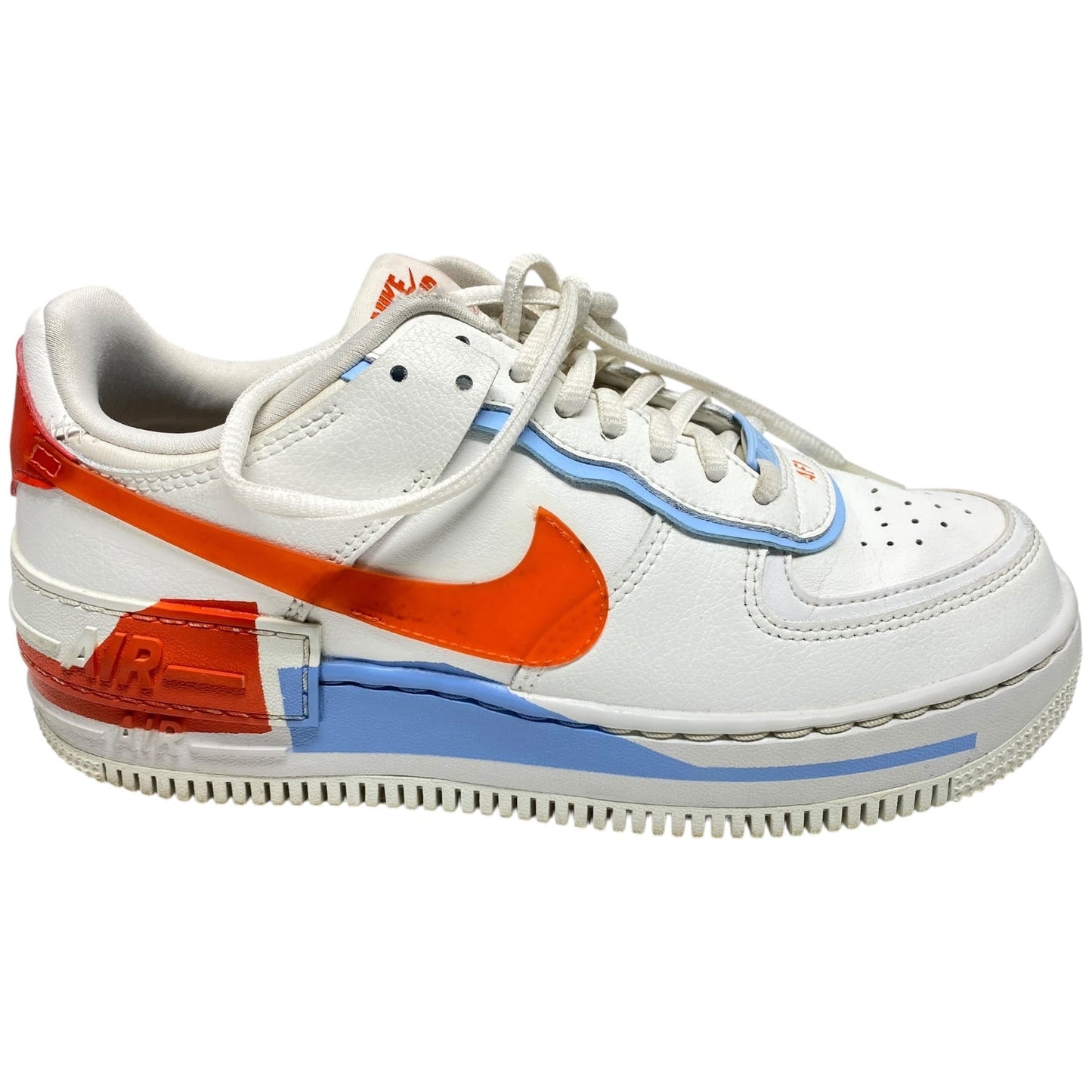 Shoes Sneakers By Nike In Blue Red & White, Size: 7.5