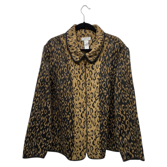 Jacket Other By Napa Valley In Animal Print, Size: 2x