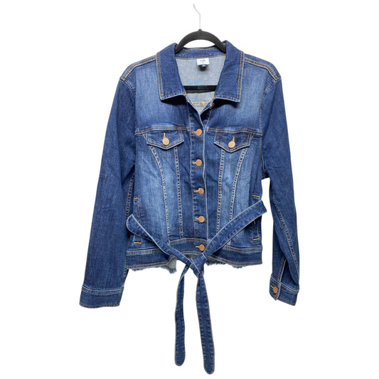 Jacket Denim By Cabi In Blue Denim, Size: Xl