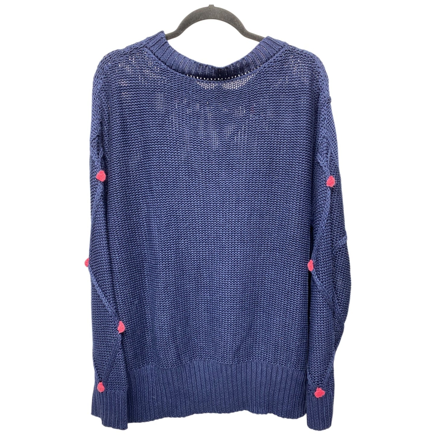 Sweater By Alya In Blue & Pink, Size: Xl