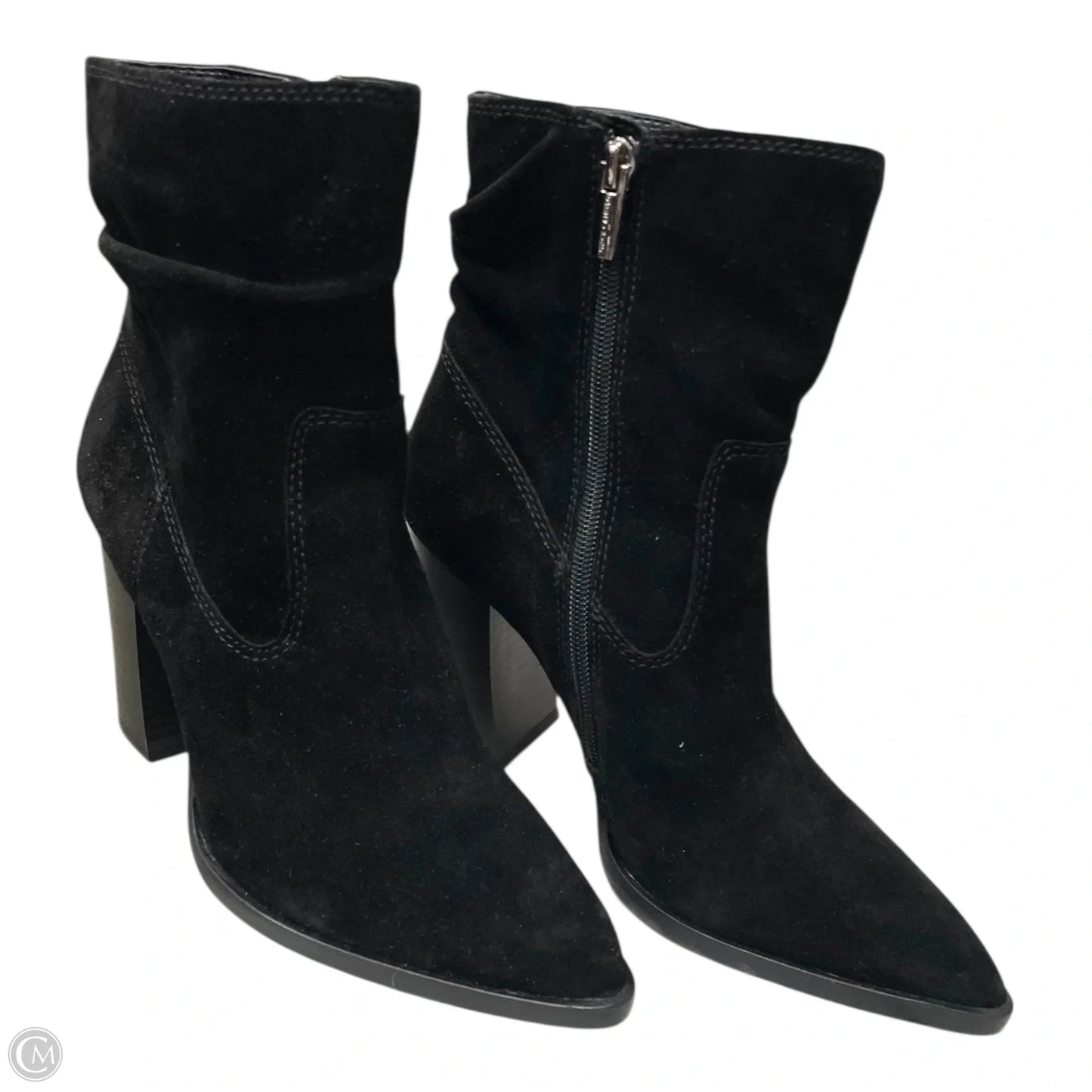 Boots Ankle Heels By Vince Camuto In Black, Size: 7