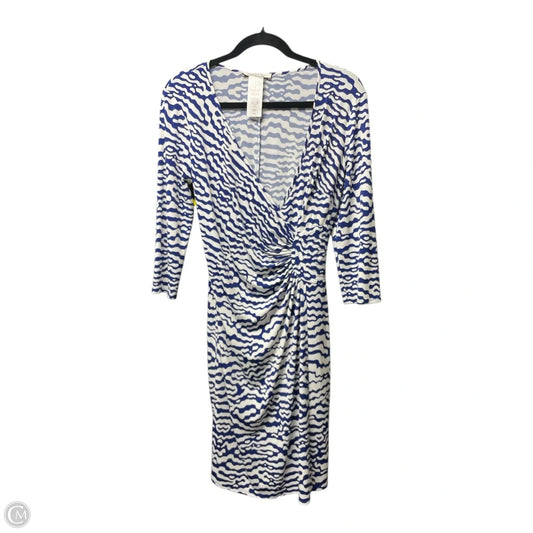 Dress Casual Short By Laundry In Blue & White, Size: 8