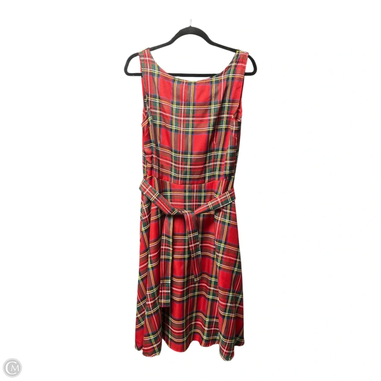 Dress Casual Midi By VILANSEAR In Red & White, Size: Xl