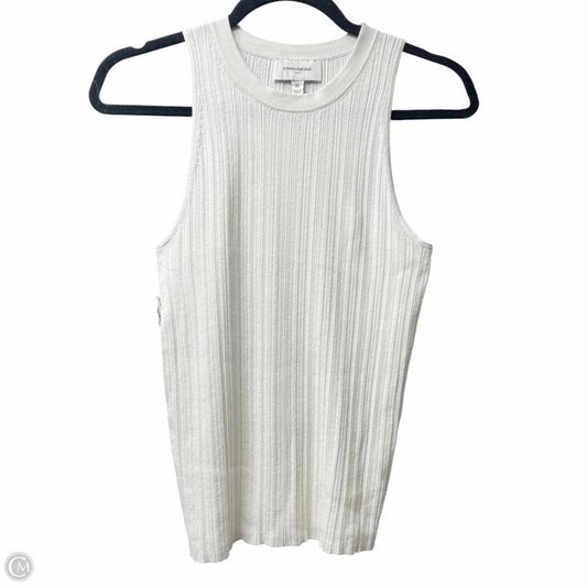 Top Sleeveless By Banana Republic In Cream, Size: Xs