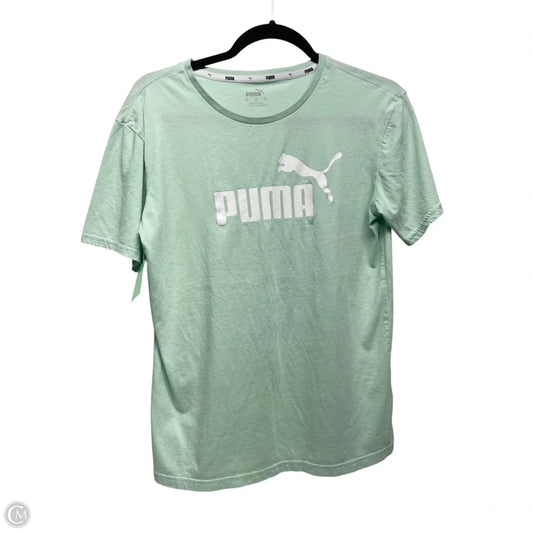 Top Short Sleeve By Puma In Teal, Size: Xs