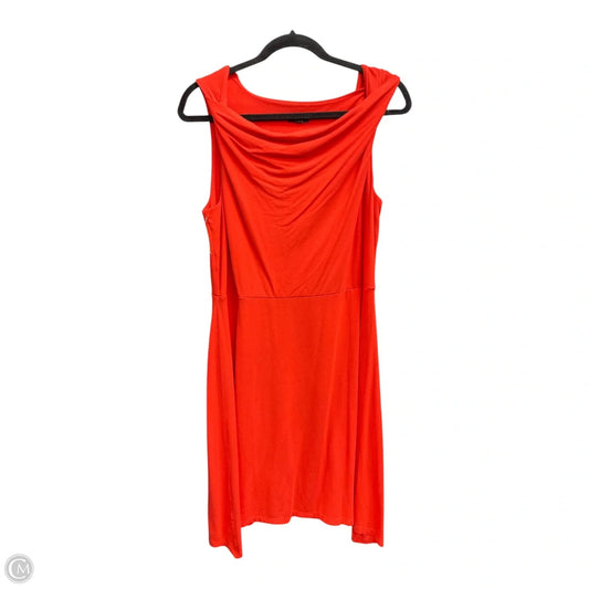 Dress Casual Short By Ann Taylor In Orange, Size: L