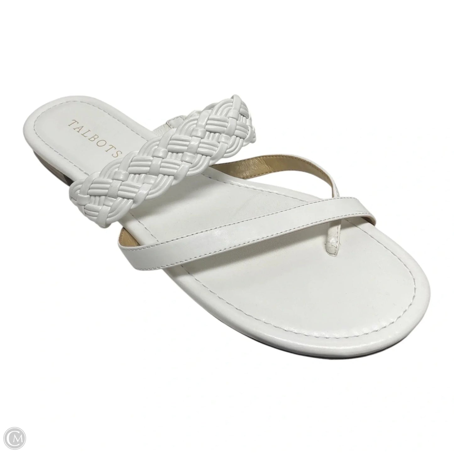 Sandals Flats By Talbots In White, Size: 9